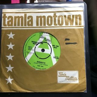 Bernadette - Four Tops - Rare Uk Tamla Motown G&w Demo Tmg 803 / M -