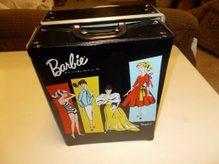 Vintage Barbie Carrying Case Double Ponytail 1961 Vinyl