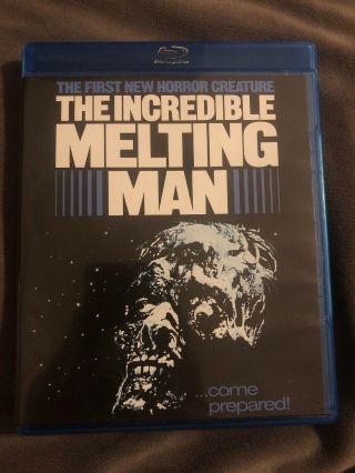 The Incredible Melting Man (blu - Ray Disc,  2013) Scream Factory Horror Rare Oop