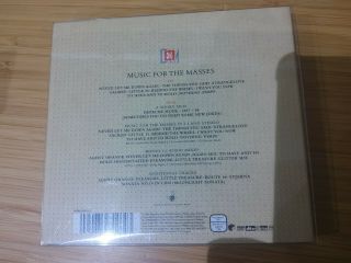 Depeche Mode - Music for the Masses Rare UK CD/DVD 5.  1 Remastered Deluxe album 2