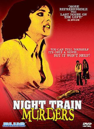 Night Train Murders (dvd,  1975) Blue Underground,  Rare,  Like