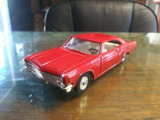 1966 Chevrolet Impala 2 Door Hardtop Very Rare.  Vintage Diecast 1/43