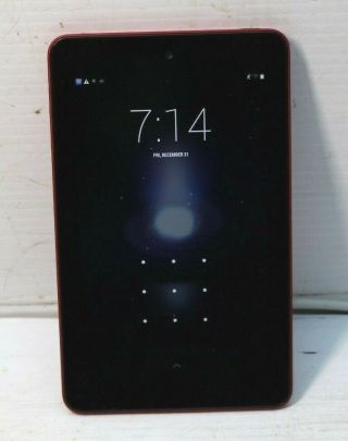 Dell Venue Model T01c003 T01c 7inch Wifi Tablet Rare Red Color