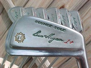 Ben Hogan 1,  Lady Tour Blade Forged Golf Clubs Rare Set Irons 3 - 9 W Aluminum