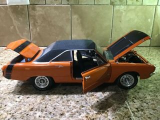 Rare Highway 61 Promotions 1970 Dodge Dart Swinger 1:18th Scale Die Cast Orange