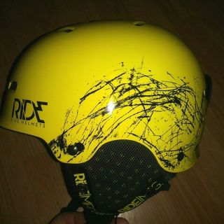 Ride Helmets Rare Adult Audio Speakers Snowboard/ski Helmet Volt Yellow Med