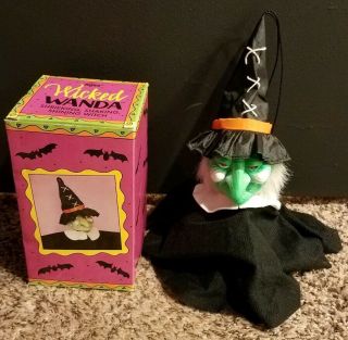 Wicked Wanda Witch,  Vintage Halloween,  Russ Brand,  Animated,  Rare