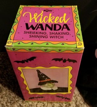 Wicked Wanda Witch,  Vintage Halloween,  Russ Brand,  Animated,  Rare 2