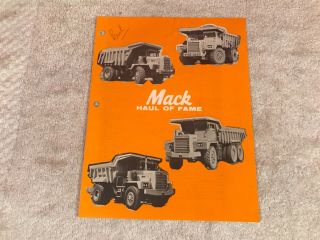 Rare Mack Trucks 1950s Dealer Sales Brochure