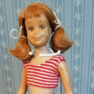Vintage 1963 Barbie Scooter Doll Titan Redhead Ponytails