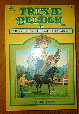 Trixie Belden Series 39 Mystery Of The Galloping Ghost,  1986 Rare Final Volume