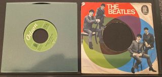 The Beatles 1963 Love Me Do/please Please 1st Press Odeon Germany W/ Sleeve Rare