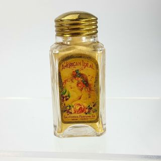 Antique California Perfume Co.  American Ideal Powder Sachet Avon Cpc 1911 Brass