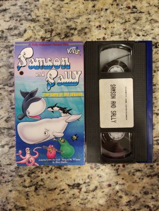 Rare Samson And Sally - The Song Of The Whales (vhs,  1991) Just For Kids