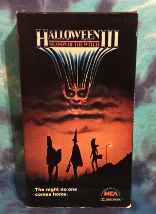 Halloween Iii Season Of The Witch Vhs Mca Rare 1982