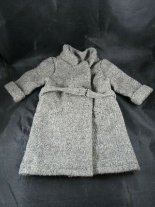 American Girl Outfit - Kit - Gray Winter Heavy Coat With Belt