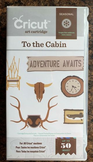 Cricut Cartridge - To The Cabin - Rare