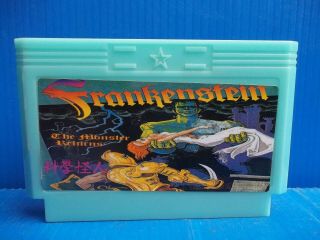 Rare Vintage 90s Famiclone Frankenstein Old Chips Famicom Nes Cartridge