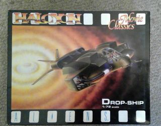 Halcyon Aliens 1/72 Drop Ship Plastic Model Kit 1989 Rare