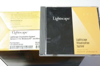 LIGHTSCAPE Visualization System 3.  1 VINTAGE and RARE 3