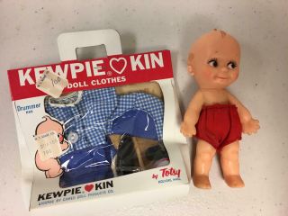 Vintage Totsy Kewpie Kin Doll And Clothes