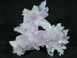 A Small Very Rare Amethyst Crystal Flower Cluster From Brazil 44.  0gr E