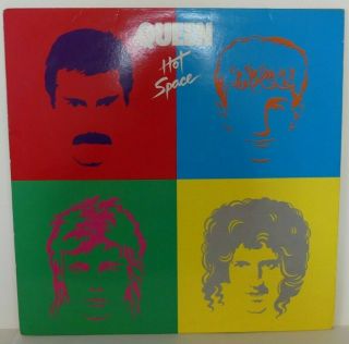 Queen Hot Space - Rare 1982 Uk Vinyl Lp Ema 797 Vg First Press