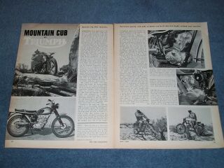 1964 Triumph Mountain Cup Vintage Test Article
