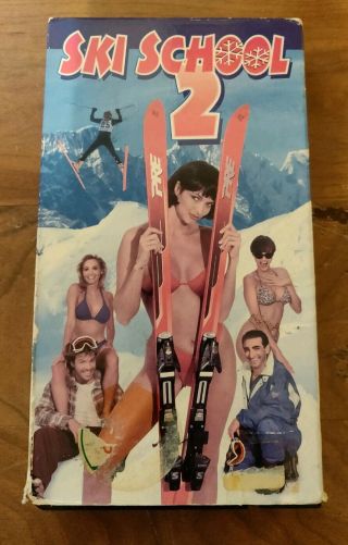 Ski School 2 (vhs,  1994) Dean Cameron Rare Oop