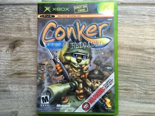 Conker Live And Reloaded (microsoft Xbox,  2005) Rare Great Disc Fast