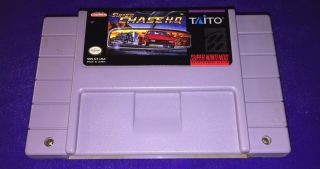 (g315) Rare Collectible Classic Vintage Nintendo Snes Chase H.  Q.