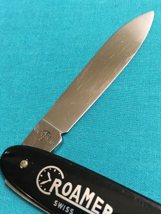 RARE Victorinox Swiss Army Knife - Black Alox VICTORIA Watch Case Opener - Logo 3
