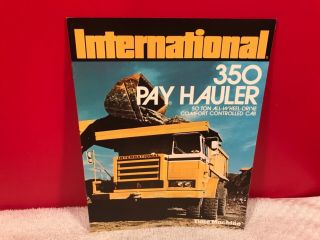 Rare 1974 International Harvester Trucks 350 Pay Hauler Dealer Brochure