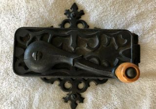 Antique Cast Iron Wall Mount Can Opener Universal Dazey Americana Old Kitchen