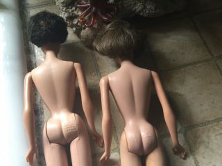 Two Vintage Barbies American Girl Midge And Miss Barbie? 2