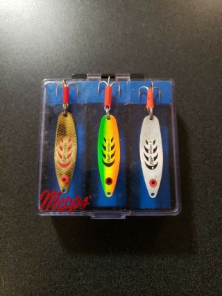 Vintage Mepps Syclops 0 Kit Trout Spinners Rare Fishing Lures