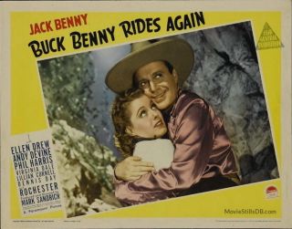 Jack Benny,  Buck Benny Rides Again Rare Classic Dvd 1940