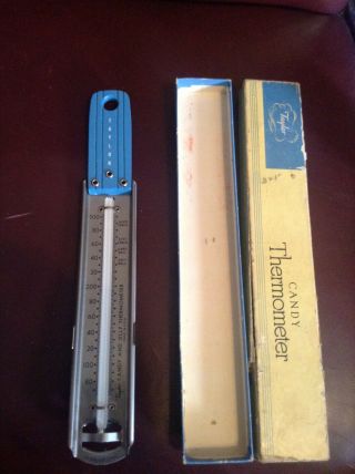 {rare} Vintage Taylor Candy Thermometer - 12 "