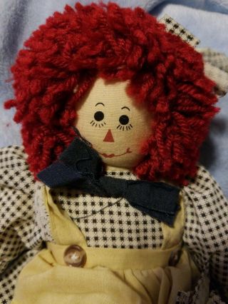 Rare RAGGEDY ANN Handmade 12 ' Inch Doll - BEAUTIFULl 2