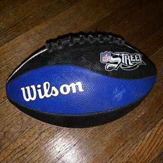 Rare Wilson Nfl Street Jr Video Game Promotional Football Collectible Blue/black