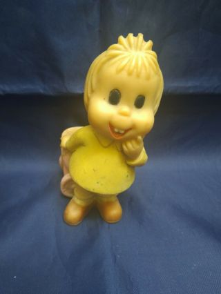 Little Lulu Show Annie Vinil Squeak Squeeze Figure Rare Made In Mexico No Bucky
