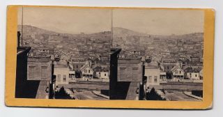 Alfred A.  Hart: San Francisco,  California Businesses Rare 1860s Stereoview Sv