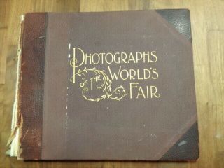 Antique 1894 Chicago " Photographs Of The World 