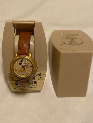 Lorus Disney Mickey Mouse Musical Character Timepiece Watch Its A Small World