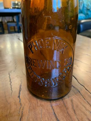 Phoenix Brewing Co Phoenix Beer Pittsburgh Blob Top Bottle Rare
