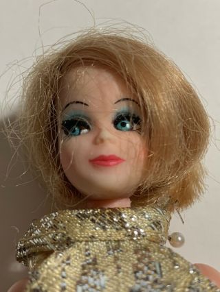 Vintage Topper Dawn Jessica Doll 11c,  Wearing Starlight Ball Dress,