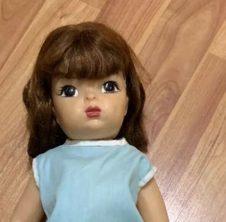 Vintage 1950s Terri Lee Doll Painted Plastic In Brunette