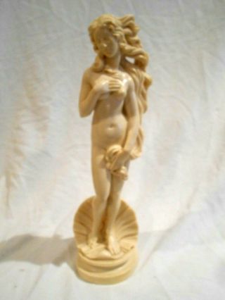 Vintage A.  Santini Sculpture Birth Of Venus 11 1/2 "