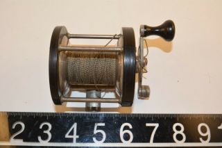 Old Early Thos Wilson Hard Rubber Bait Casting Surf Reel Lure Bait Rod Z