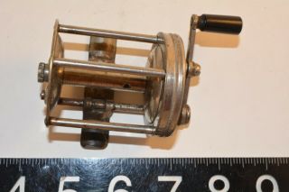Old Early Thos Wilson Trade Bait Casting Fishing Reel Lure Bait Rod Z